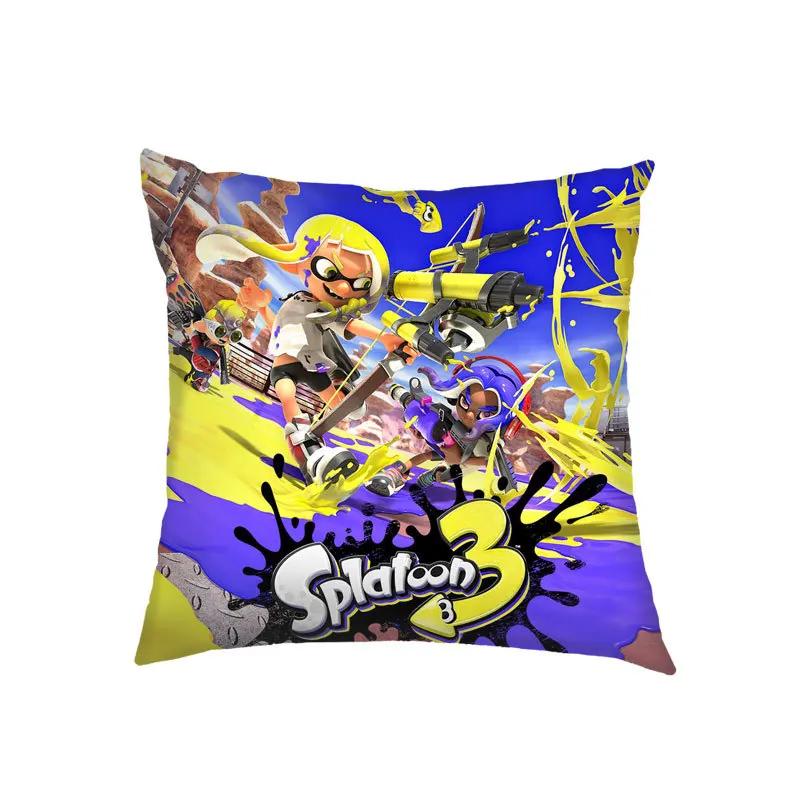 

Splatoon Pillow Case 45x45cm Pillow Case Cushion Cover Pillow Cover Decorative Car Pillowcase Decor No Pillow