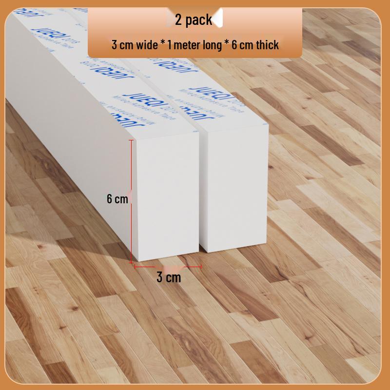 Samoprzylepny biały pasek z gumy piankowej: Uszczelka do drzwi i okien, amortyzująca, dźwiękoszczelna, podkładka antykolizyjna do urządzeń mechanicznych.