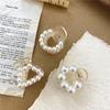 Retro Transparent Pearl Clip Korejský Creative Bath Pearl Spona do vlasů Trendy Transparent Color Clip