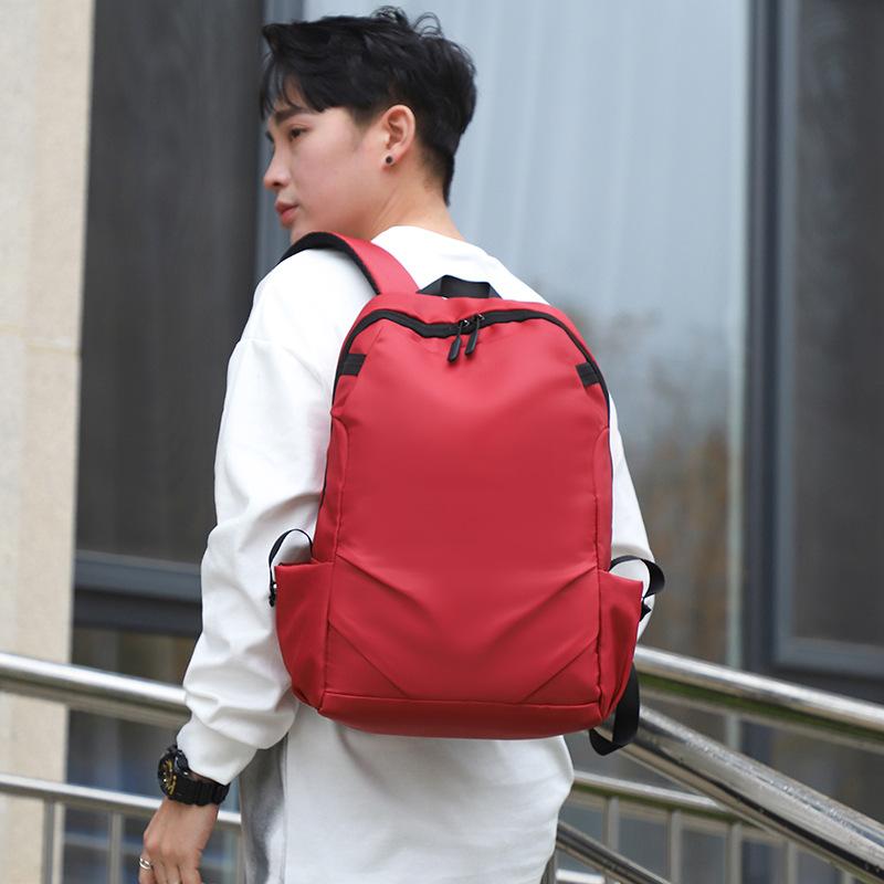 Schoolbag manufacturers wholesale fashion men's and women's simple school bags Oxford cloth large capacity computer backpack business bag