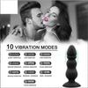 10 Speeds Wireless Remote Anal Dildo Male Prostate Massager Strong Sucker Unisex G-spot Stimulator Anus Penis Vibrator Sex Toys