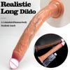 New Super Long Penis Soft Silicone Dildo Butt Plug Prostate Massager Huge Vagina Anal Dildo Suction Cup Adult Sex Toys for Unisex Clitoral Stimulation