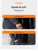 Black Adult Trench Coat-Style Windproof Hooded Rain Poncho, Extra Long & Thick, In Stock