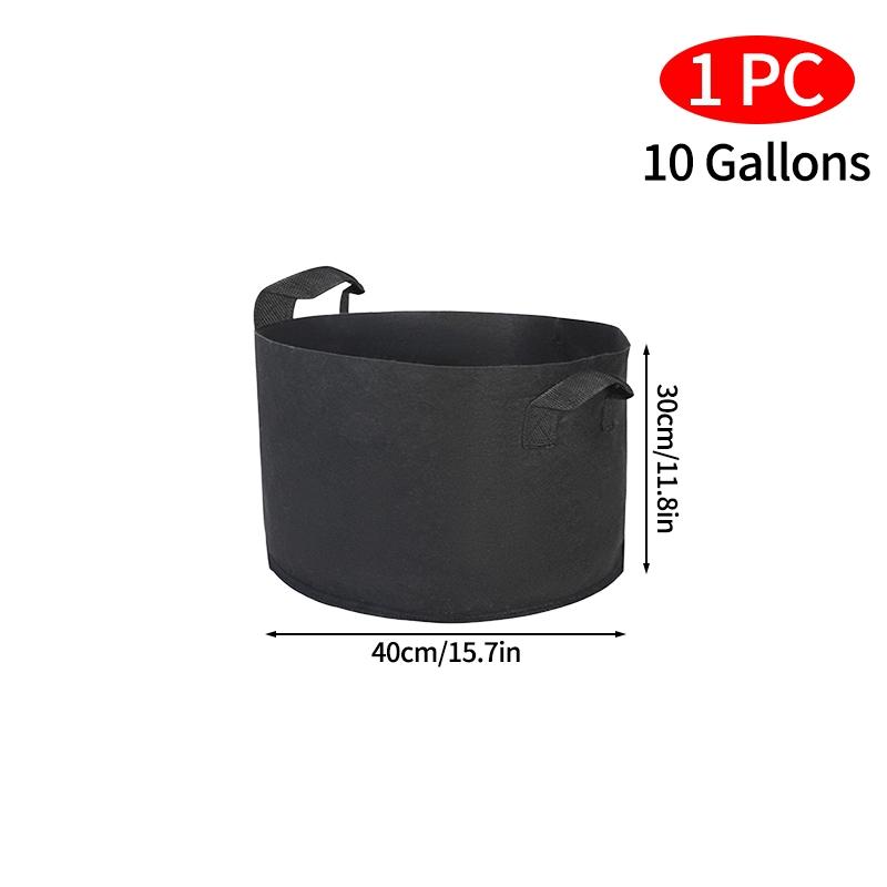 Plant Seedling Bags Non-Woven Fabric Growth Bags Durable Grow Bag Gardening Supplies Vegetable Garden Accessories