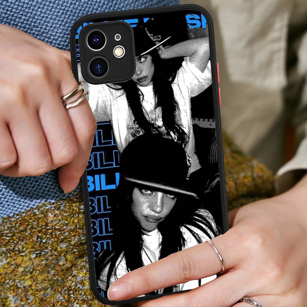 Pop Singer B-Billie Matte Protective Case For IPhone 16 15 14 13 12 11 Pro Max X XS MAX Protection Case