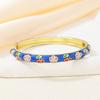Hawaiian Enamel Vintage Cloisonne Bangle Traditional Chinese Chinese Flower Bangle Classic Ethnic Women's Hand Bracelet Ladies