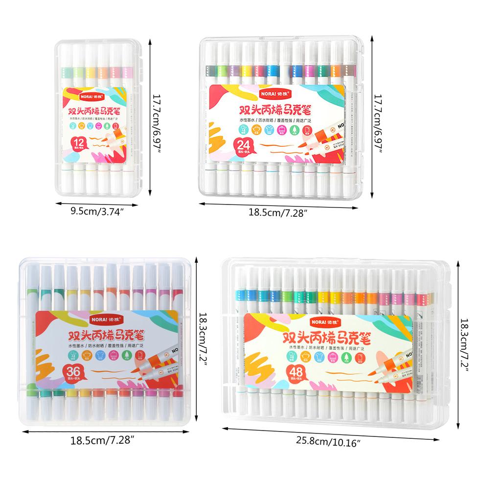 Acrylic Paint Pens with Fine and Brush Tips for kids Rock Painting,Paint Pens