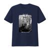 Dimmu Borgir For All Tid Schwarzes T-Shirt Gotisches Schloss Design Metal Band Merch vintage Gewaschen Weich Unisex Bequem Atmungsaktiv