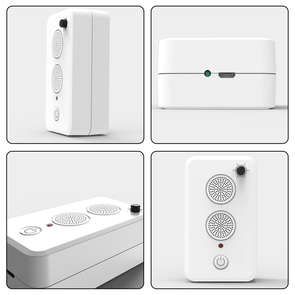 Bat Repeller Devices Adjustable Electric Animal Trap Ultrasonic Rechargeable Bird Defense System for Attic House Garden Basement 4