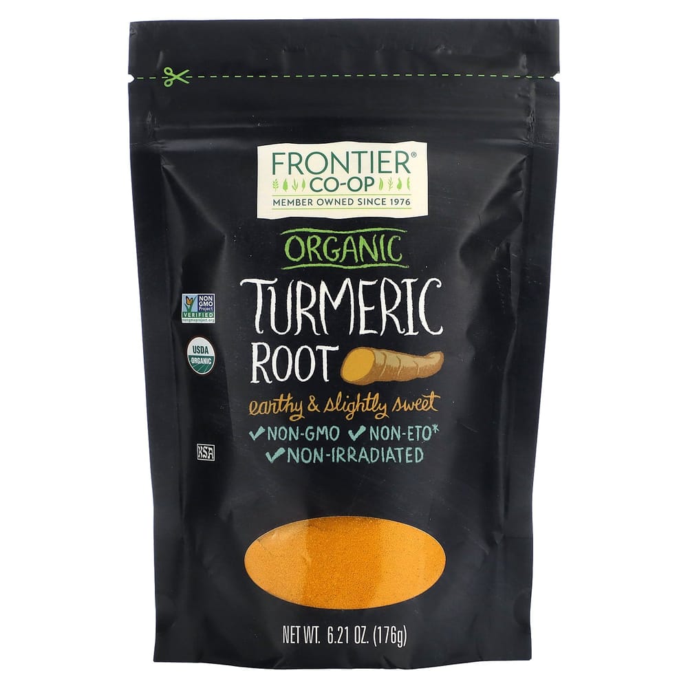 Frontier Natural Products Turmeric Root Powder 176g (6.21oz)