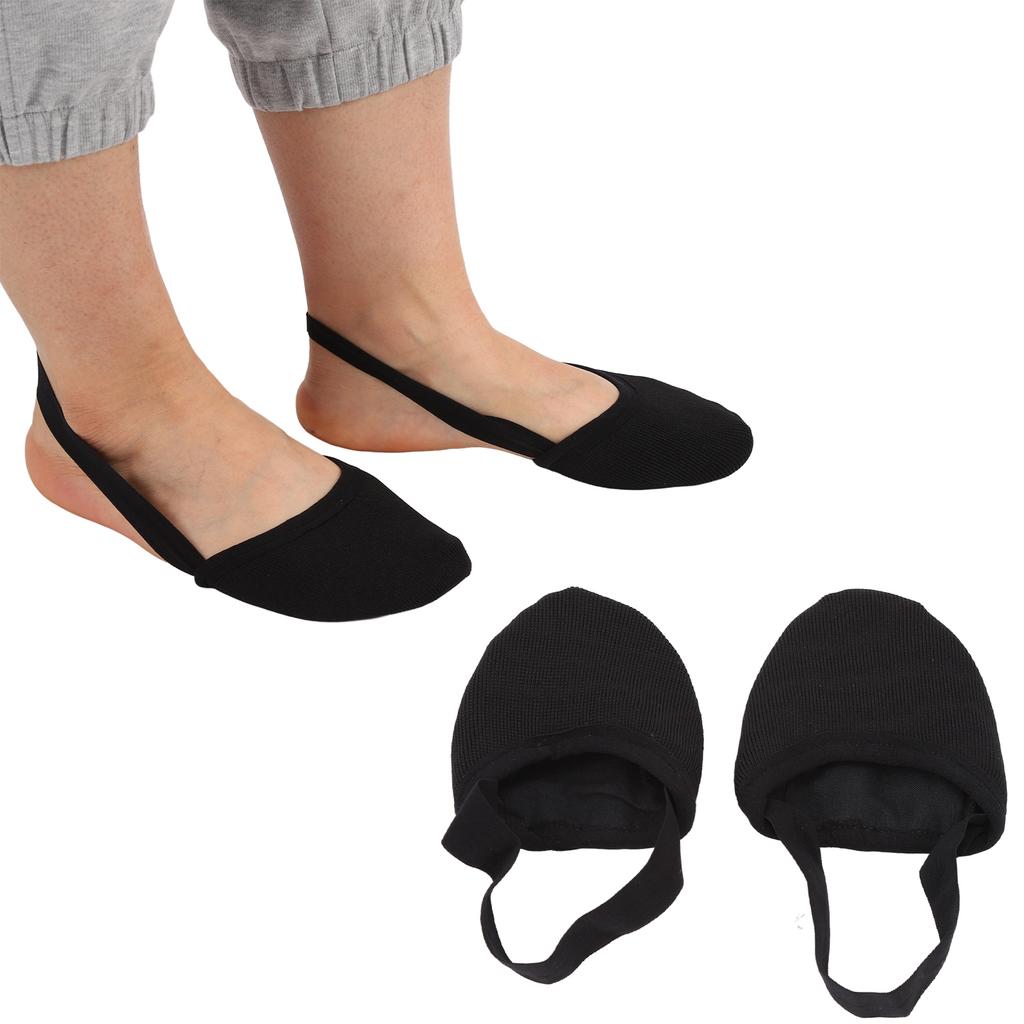 Half Sole Dance Shoe Breathable Stretchy Slip Resistance Half Sole Ballet Slipper for Dance Practice