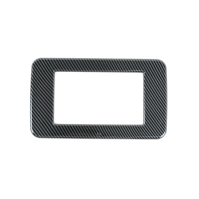 For Mercedes Benz C GLC Class W205 X253 2016-2018 Control Navigation Screen Panel Frame Trim Carbon Fiber Color Car Accessories