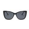 2328D New Retro Set Of Sunglasses For Women Butterfly Magnetic Clip Sun Glasses TR Cat Eyes Frame -0.5 -1.0 -2 to -6
