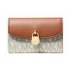 Lyra Logo Logo Wallet Mini Women Vanilla White
