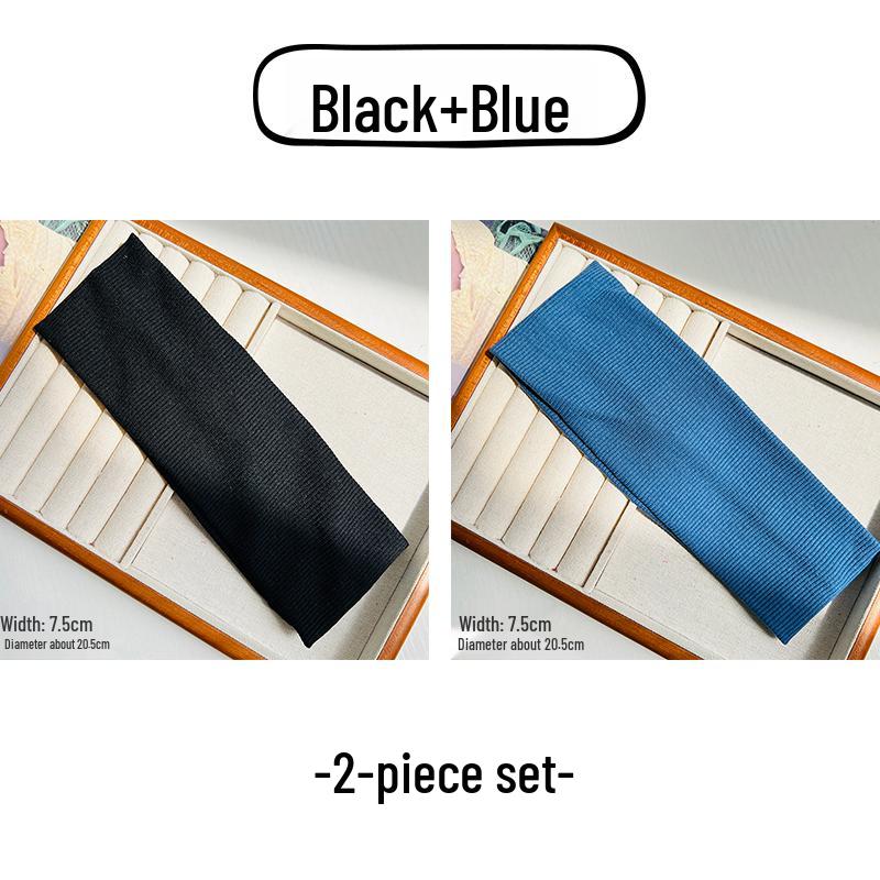 Unisex Sweat-Absorbing Yoga Headband for Sports, Fitness, and Face Washing