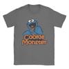 Cookie Monster Sesames Streets  T Shirt for Unisex Women Pure Cotton Vintage TShirts Round Neck  Tee Shirt Short Sleeve Tops
