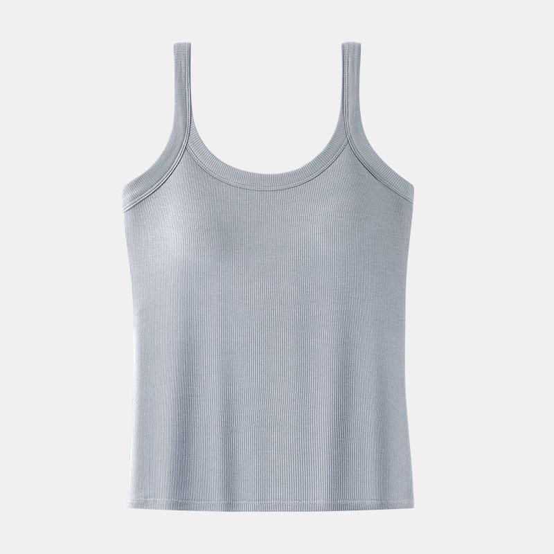 Jarní jarní bezrukává základní vrstva s košíčkem velké velikosti a halter topem