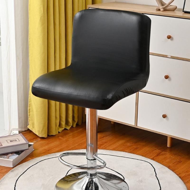 PU Bar Stool Cover Water Resistant Durability Barstool Cover For Home Restaurants And Coffee Shops PU Leather Cover