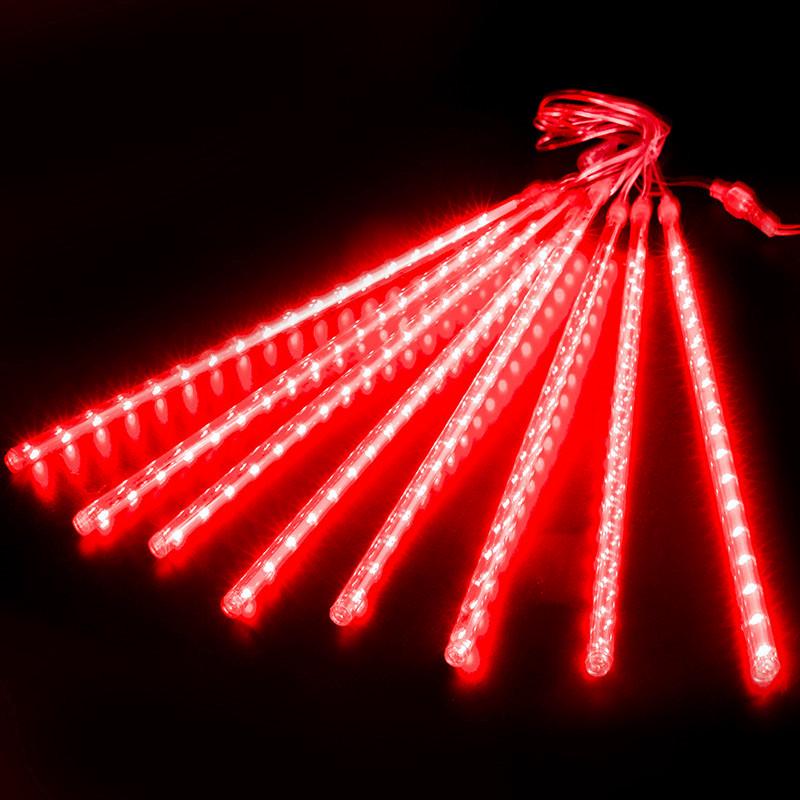 Waterproof LED Meteor Shower Lights: Outdoor Decoration for New Year, Roads, Trees, and Ambiance