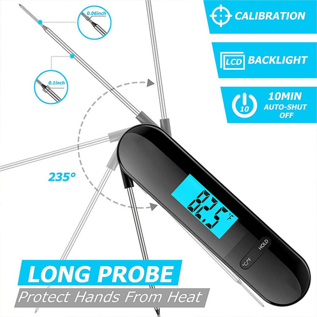 Digital Kitchen Food Thermometer Oven Meat Milk Digital Cooking Thermometer with Electronic Oven Thermometer Kitchen Tools