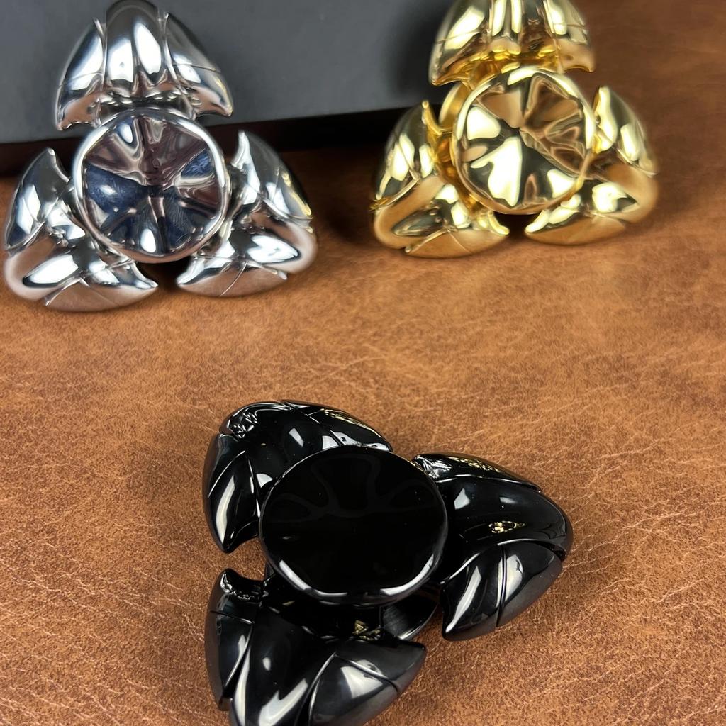 Edc Magnetic Fidget Slider Stainless Steel Haptic Open Armor Spinner Anti Anxiety Sensory Toys Adhd Focus Adults Pocket Size