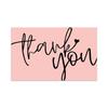 10-30pcs 9cm*5.4cm Pink Flowers Thank You Cards For Gift Card Box Package Decoration Shopkeeper Baking Small Business