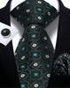 Mens Tie Paisley Jacquard Woven 8Cm Formal Business Wedding Necktie Pocket Square Set Suit Cravat High Quality Handmade Gravata