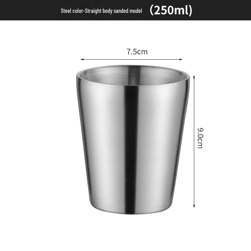 Shengjia 201 Stainless Steel Double-Wall Beverage Cups