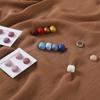 4Pcs/set Macaroon Color Matte Magnet Hijab Pins Magnetic Brooch Headscarf Shawl Strong Magnetic Button Clothing Accessories