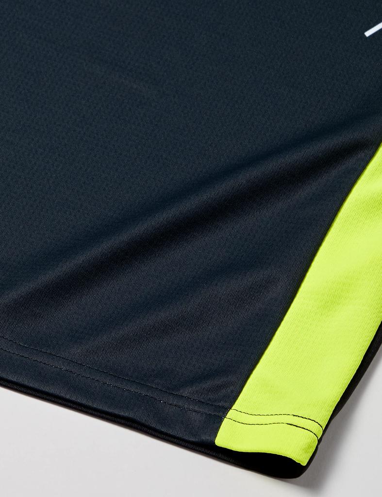 YONEX J120 Short Sleeve Game Black Shirt, Kids, (007)