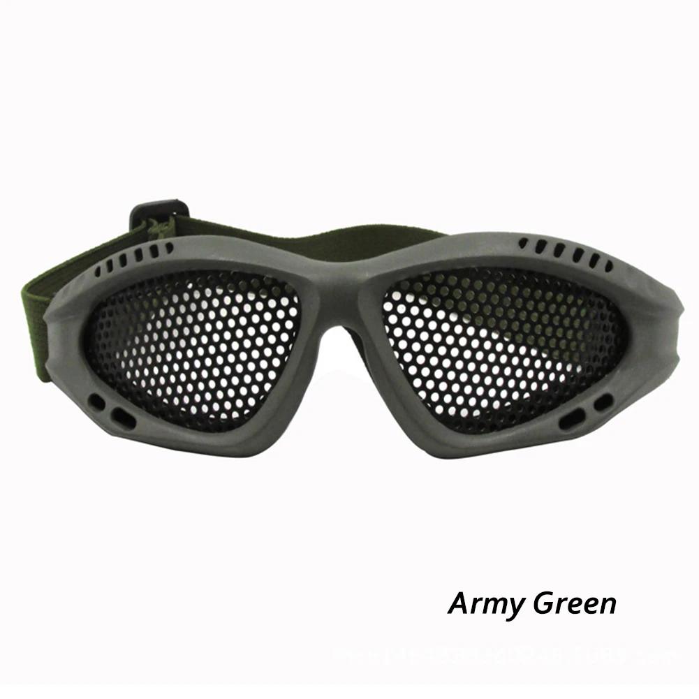 High Quality Hunting Tactical Paintball Goggles Eyewear Steel Wire Mesh Airsoft Net Glasses Shock Resistance Eye Game Protector