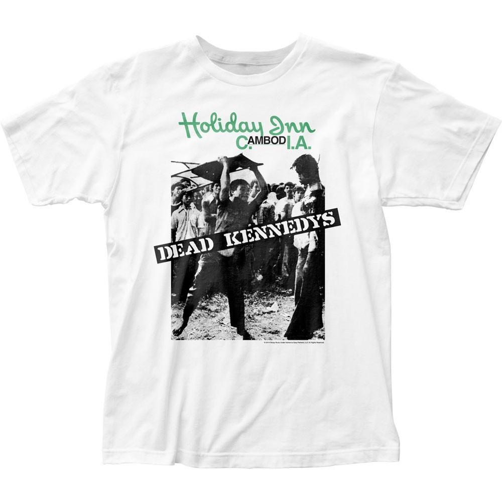 

Dead Kennedys Holiday In Cambodia Mens T Shirt Music Classic Band Tee New White Unisex T-Shirt S