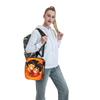 Charizard Smoke Sky Anime Lunch Box Field Picnic Lightweight Lunch Box For Girls  Oxford Print Cooler Carrier Reliable Choice for Travel Needs