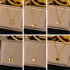 316L Stainless Steel Love Heart Pendant Necklace For Women Fashion Ladies Gold Color Clavicle Chain High Quality Jewelry Gifts