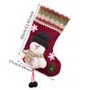 Christmas Stockings Socks Santa Snowman Hanging Xmas Tree Ornaments Christmas Decor for Home New Year Navidad Candy Gift Bags