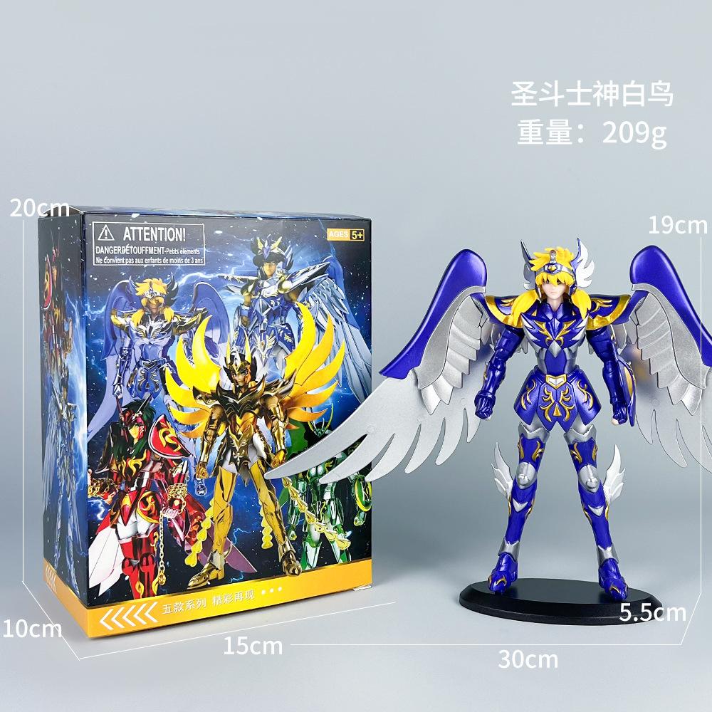 Saint Seiya 5Pcs Set Knights of the Zodiac Figure Pvc Collectible Anime Model Doll Toy
