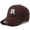 Letter Embroidered Baseball Cap, Casual Versatile Cap, Men's and Women's Outdoor Sunshade Curved Brim Hat
