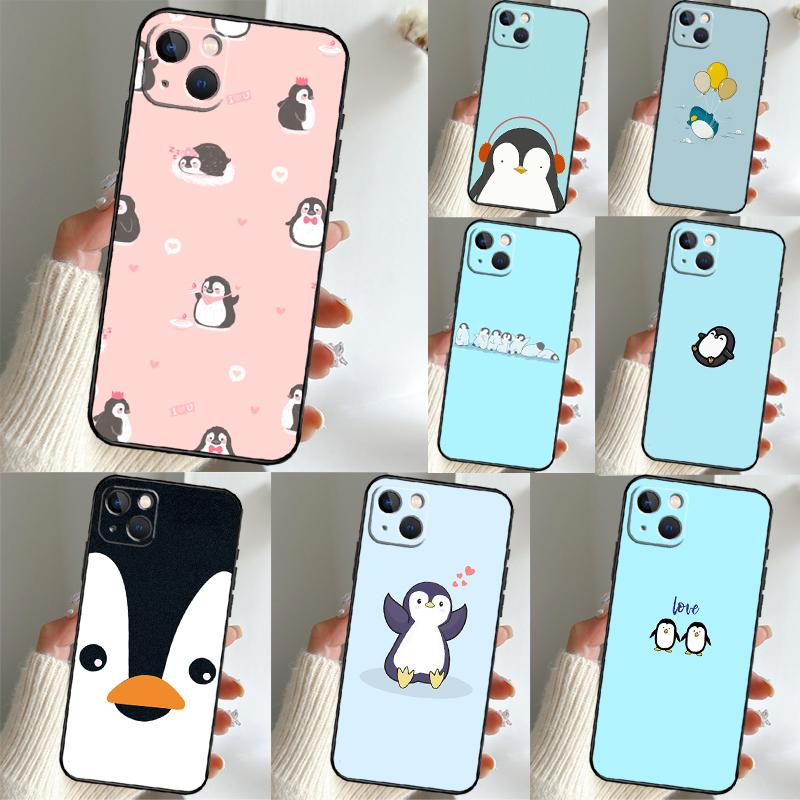 Penguin Case For Samsung Galaxy A55 A35 A15 A56 A36 A26 A16 A06 A54 A34 A14 A12 A22 A32 A52 A13 A53