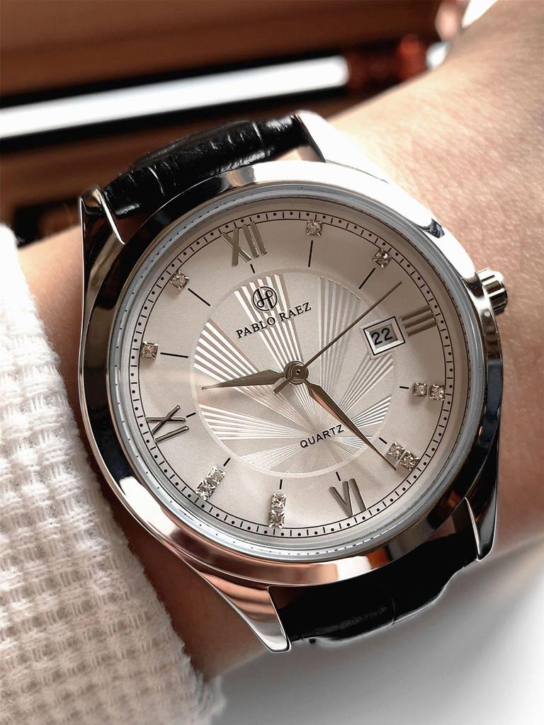 PABLO RAEZ Men's Military Flag Waterproof Quartz Watch