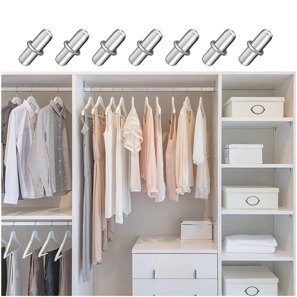 Bracket Shelf Support Pegs Plated Pins Easy Installion Flexible For Cabinet Furniture Closet Iron High Quality