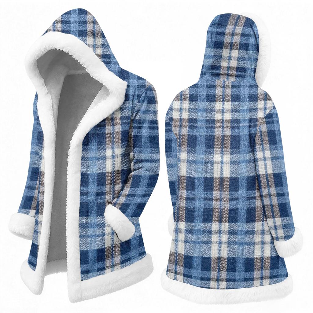 Men's Casual Plaid Print Jacket Fall Winter Outerwear for Everyday Wear
