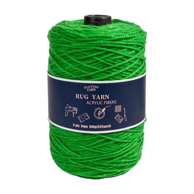 Long Time Use Tufting Yarn In Bright Color Great For Rugs And Decorative Textiles