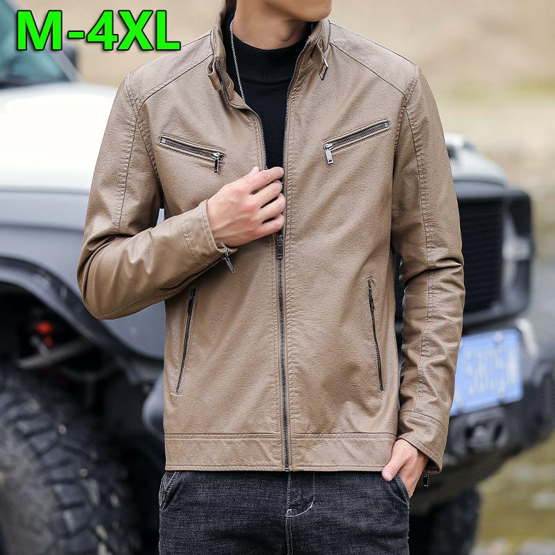 Мужская куртка из искусственной кожи — фото 5