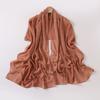 New Pearl Chiffon Long Scarf With Star Diamond For Women