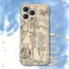 Medical Human A-Anatomy Clear Phone case suitable for iPhone 11 12 13 14 15 16 17 Pro Max Plus X XS XR SE E Mini Protective Case