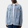Carhartt WIP SS26 Warren Chore Coat Comfortable Simple Long Sleeve Work Multi Pocket Denim Jacket Unisex Coats I036592-2XN-UR