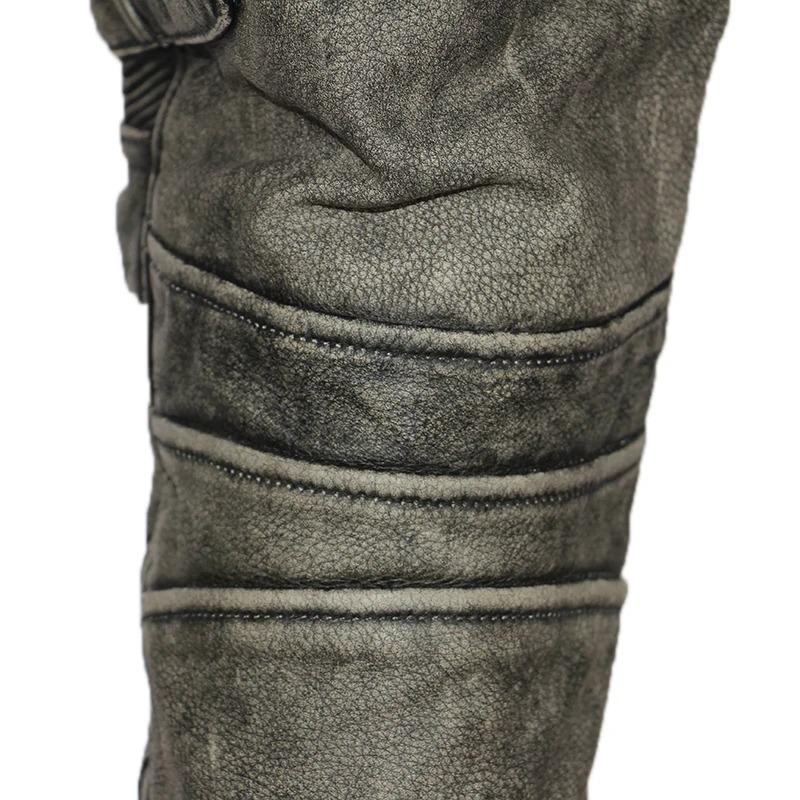Spodnie motocyklowe ze skóry w rozmiarze chińskim dla mężczyzn, oryginalne, ochronne, skórzane, motocyklowe, ochronne, spodnie