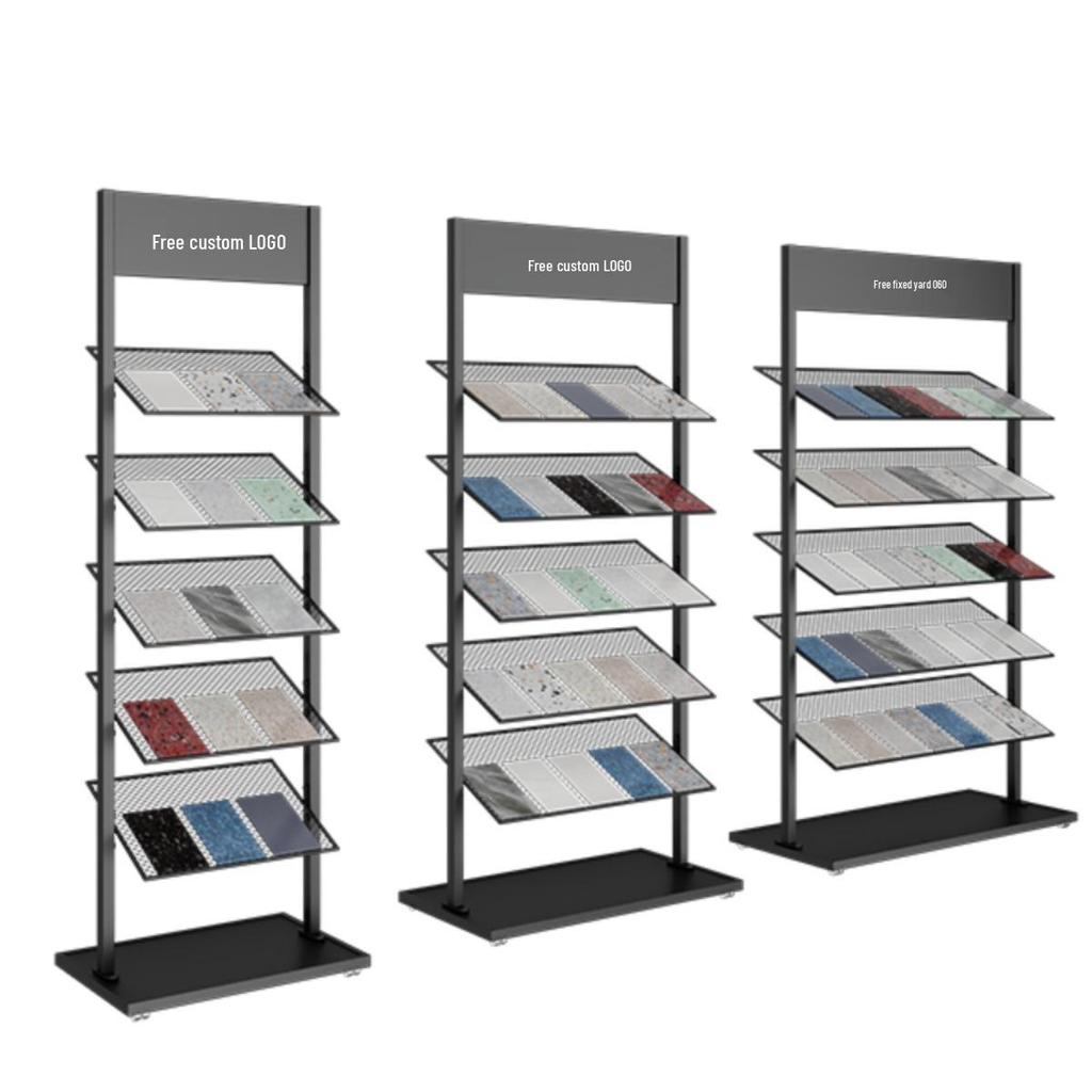 Wood & Stone Tile Display Rack for Color Samples