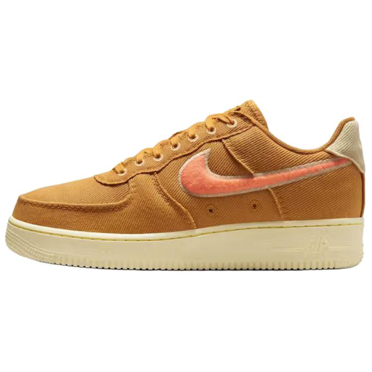 Nike Air Force 1 Low Canvas Pack - Wheat Unisex Sneakers Tan Team-Gold Alabaster HV1204-700