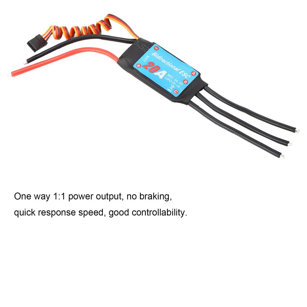 One Way Brushless ESC Electronic Speed Controller for RC Ship Underwater Propeller